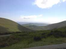 Ausblick von Connor-Pass nach Süden